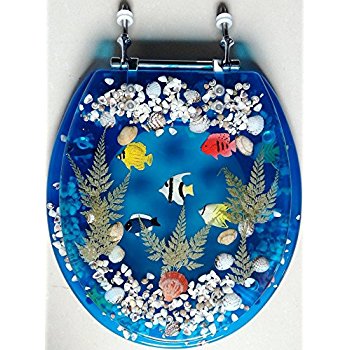 Blue Toilet Seat